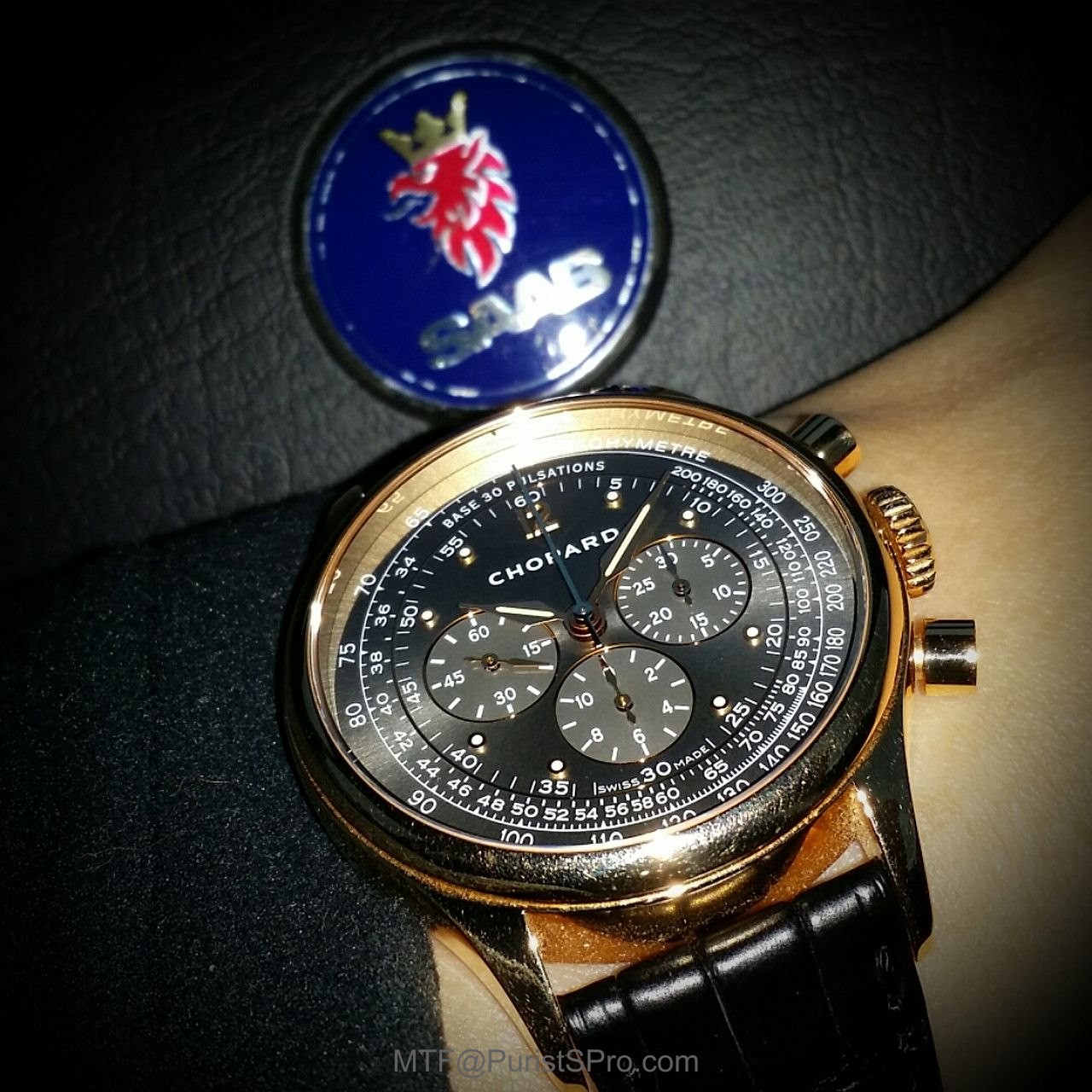 Chopard L.U.C Perpetual Chrono Limited Edition Grey Dial Leather