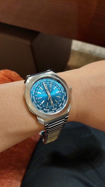 Horological Meandering - Quick visit to Bvlgari boutique to try the new  Octo roma worldtimer