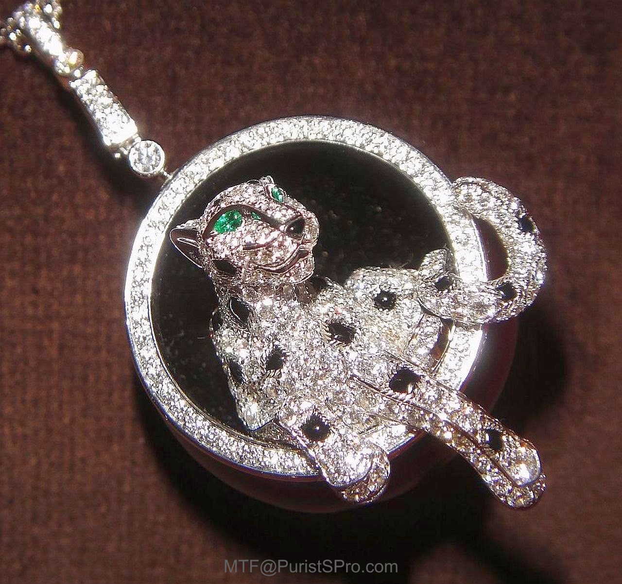 cartier leopard pendant