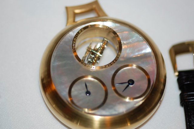 The two-axis tourby pocket watch