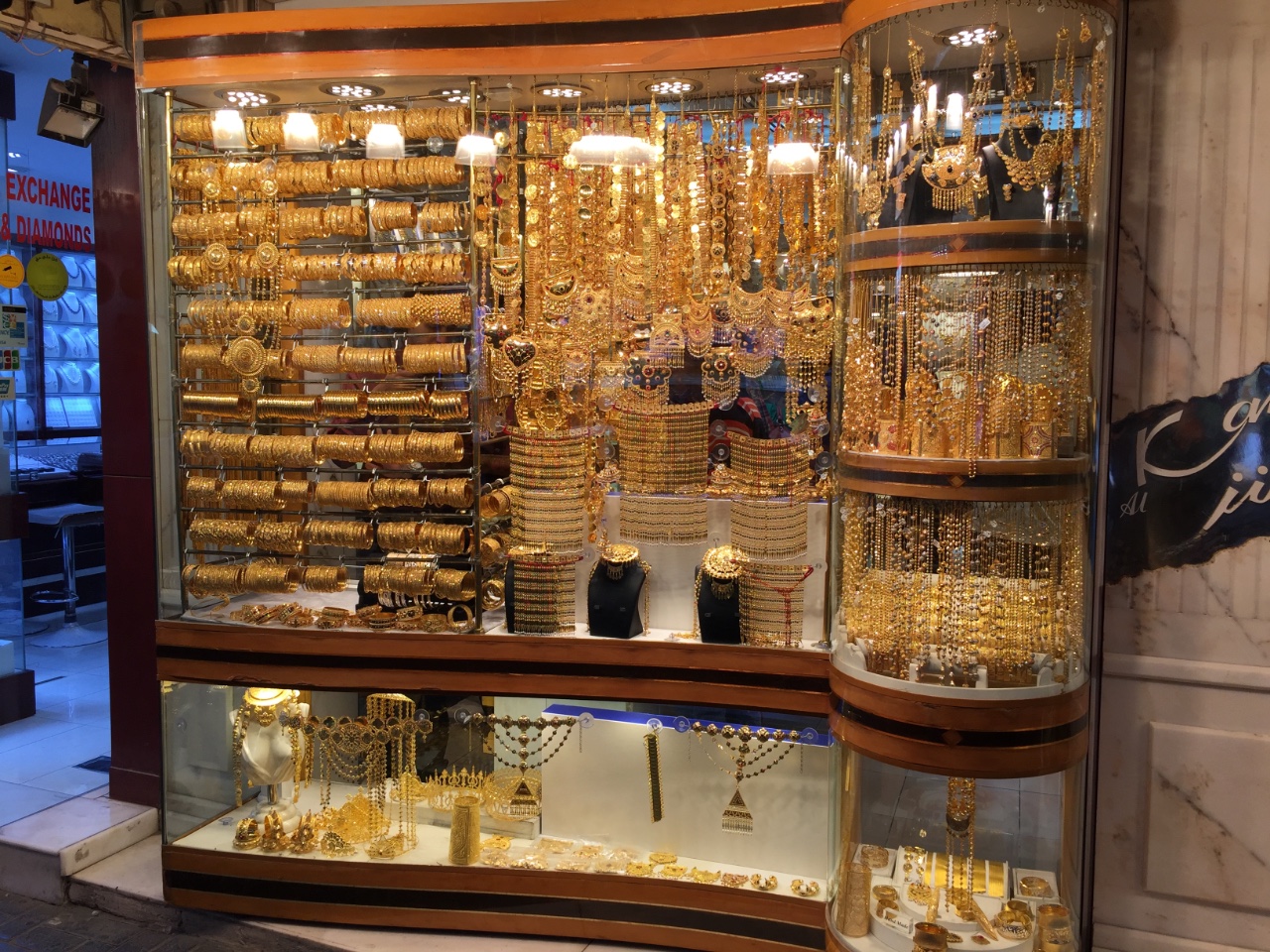 The famous Gold Souk....Rolex, Hublot, anyone? 