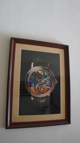 The butterfly tourbillon with enamel tourbillon carriage - the live piece later