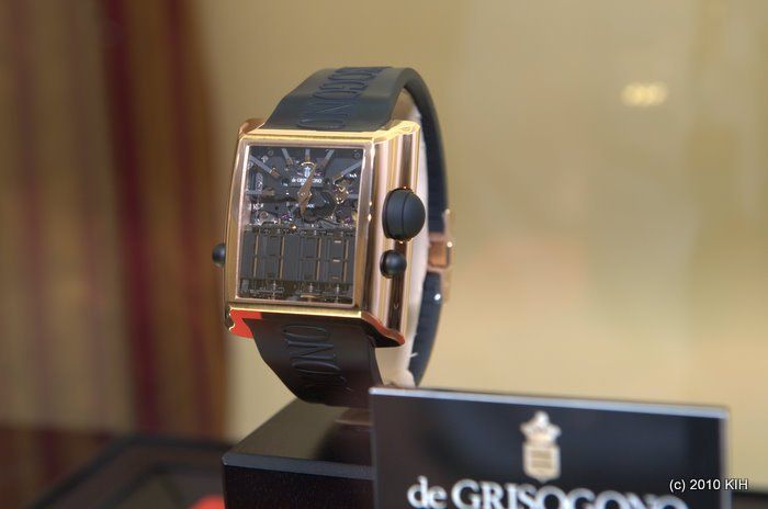 Horological Meandering - de GRISOGONO new models at Tokyo Boutique