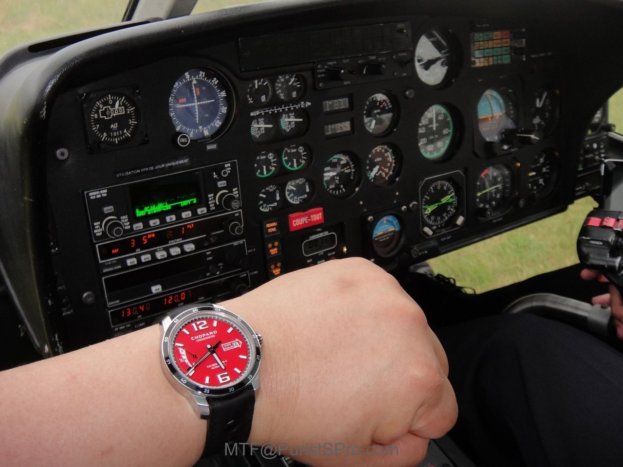 Chopard Mille Miglia 2015 Race Edition in Eurocopter (Airbus)