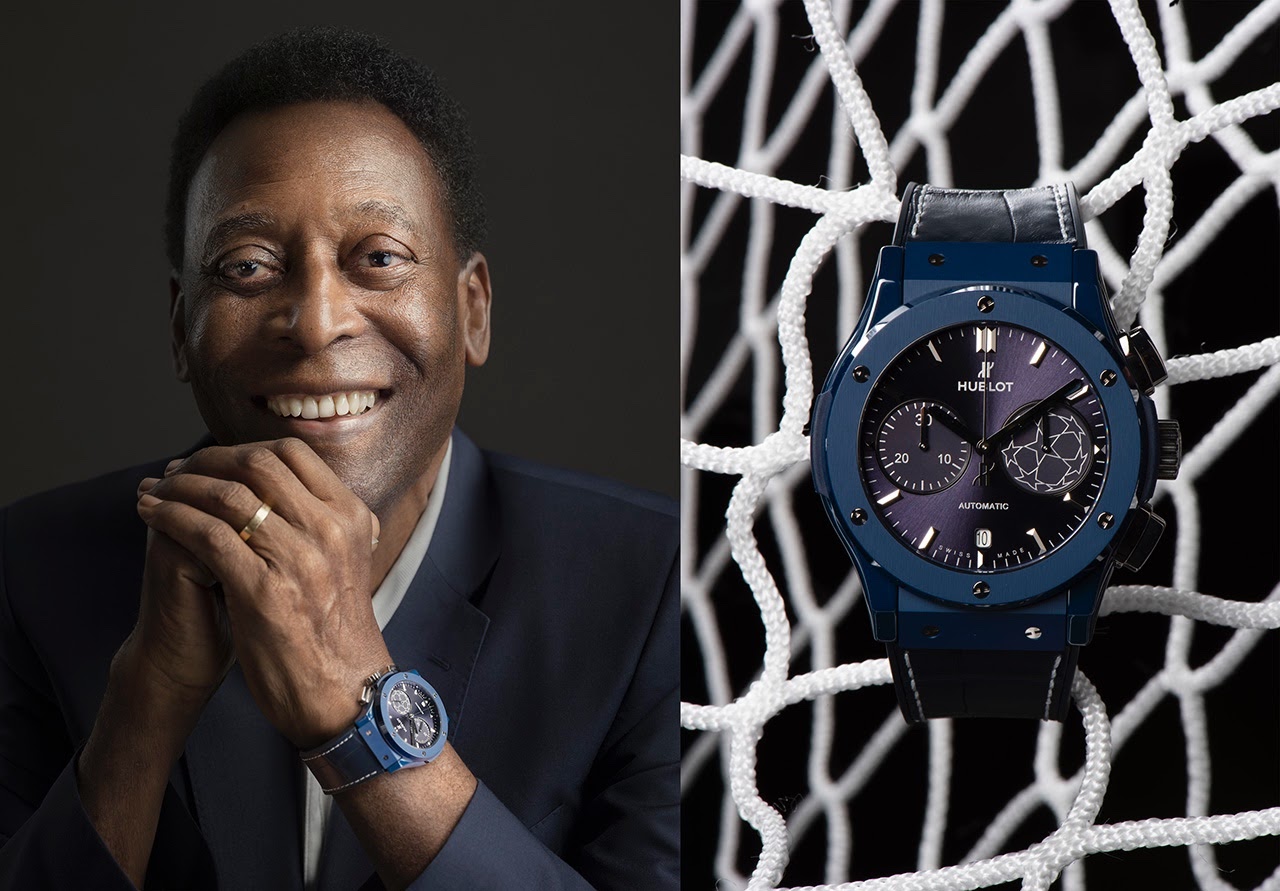 Hublot - Hublot & Pelé Unveil the New UEFA Champions League Watch