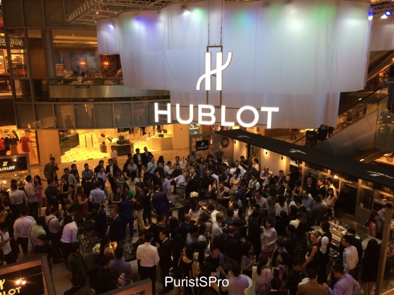 Pretty impressive set up eh? The Hublot Nation pop-up store