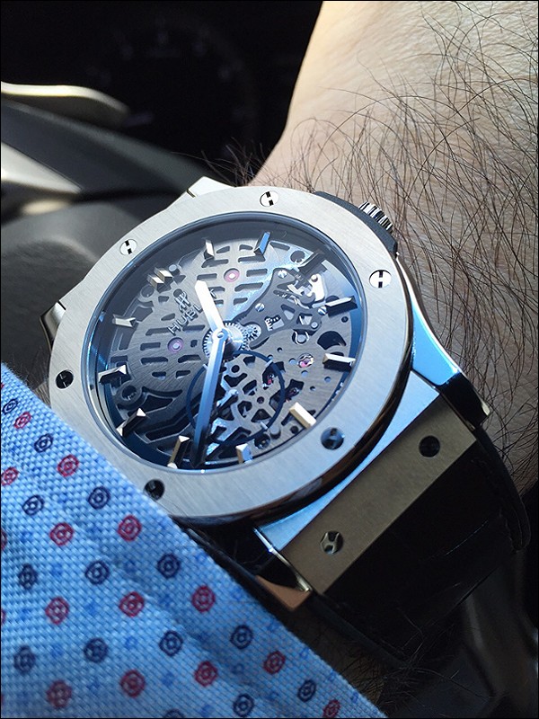 Hublot on sale classic skeleton