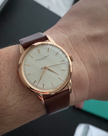 A Vintage Warmth: Exploring a Classic IWC Timepiece