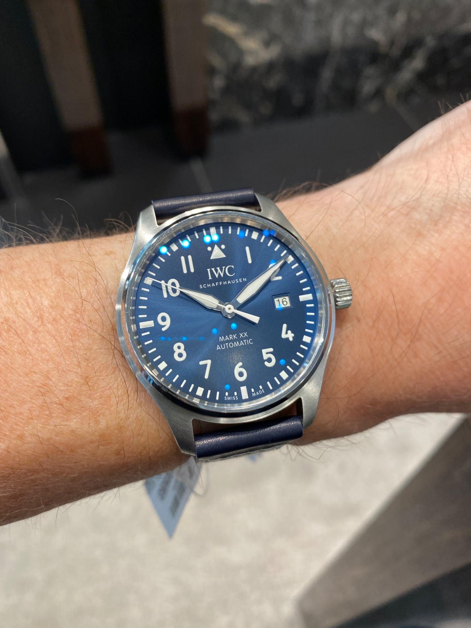 Iwc mark shop xviii wrist shot