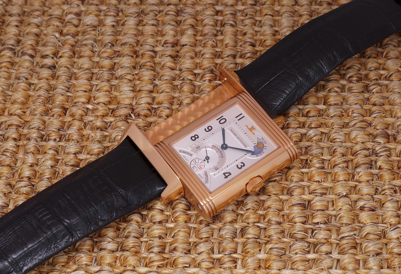 JLC Jaeger Lecoultre Reverso Perpetual Calendar, Rose Gold Limited