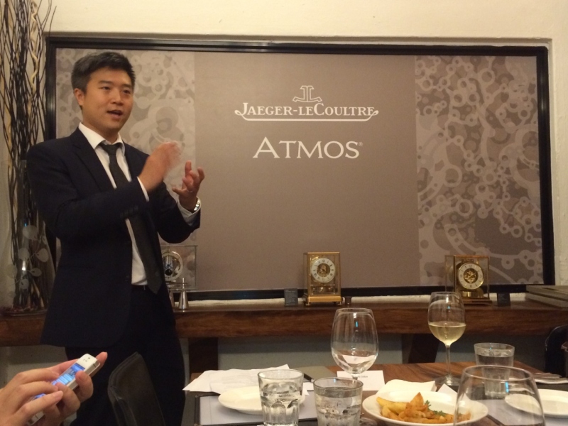 Johan sharing on the Atmos clocks 