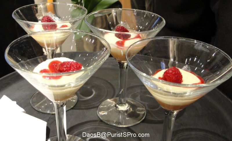 Vanilla pannacotta.