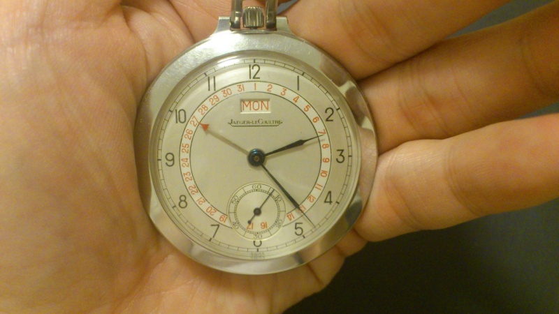 pocket watch with day and date