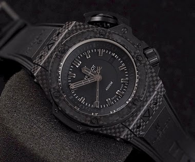 Hublot Big Bang King Power Oceanographic 4000 All Black Carbon Limited  Edition