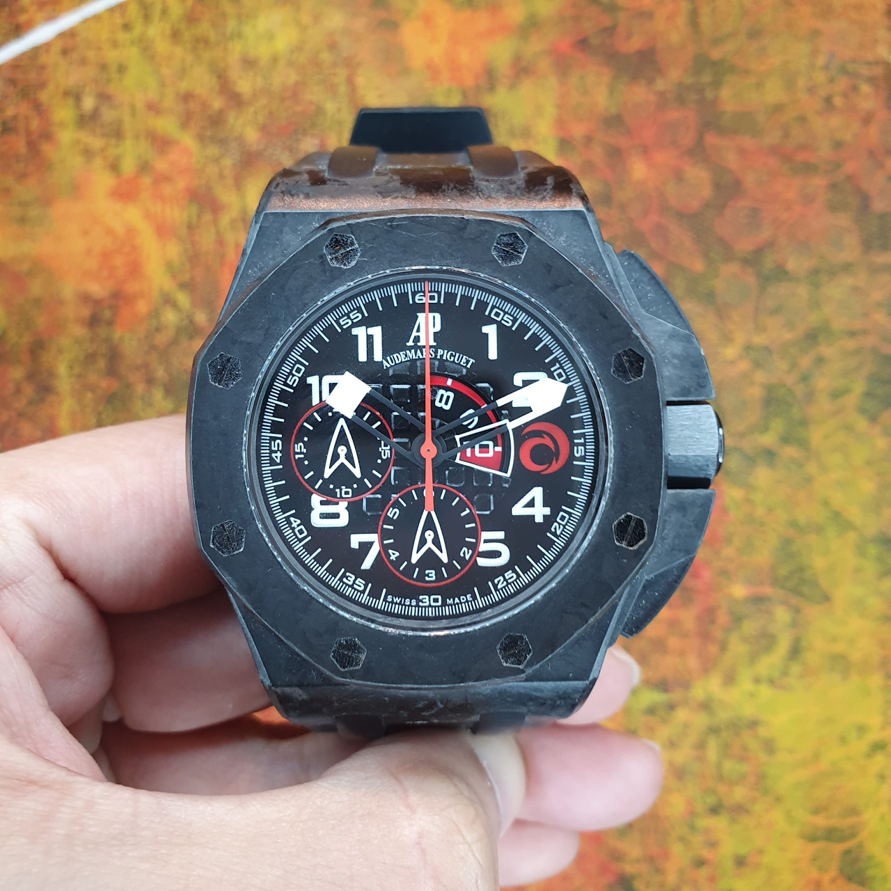 Royal Oak Offshore Certified Pre Owned Watch in Black - Audemars