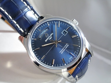 Breitling Transocean Day & Date ''Aurora Blue'' Limited  Edition of Only 1000 Pcs