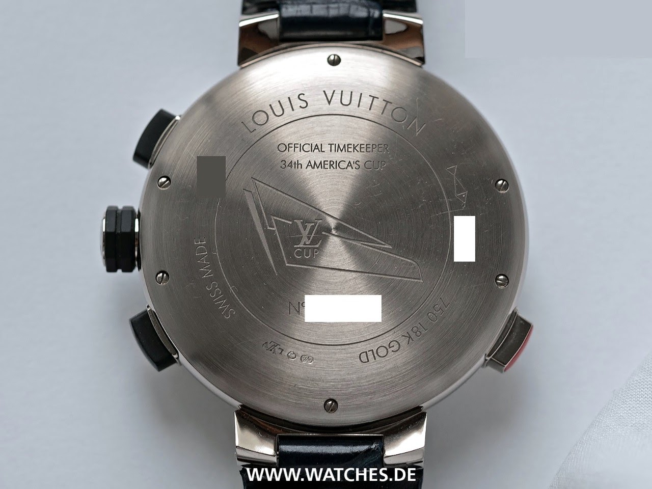 Collectors Market - SOLD: Louis Vuitton Q102J0 - Tambour Spin Time Regatta  45.5 White Gold