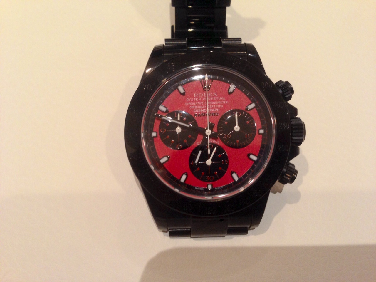 Rolex Bamford Heritage Daytona Red Dial Replica