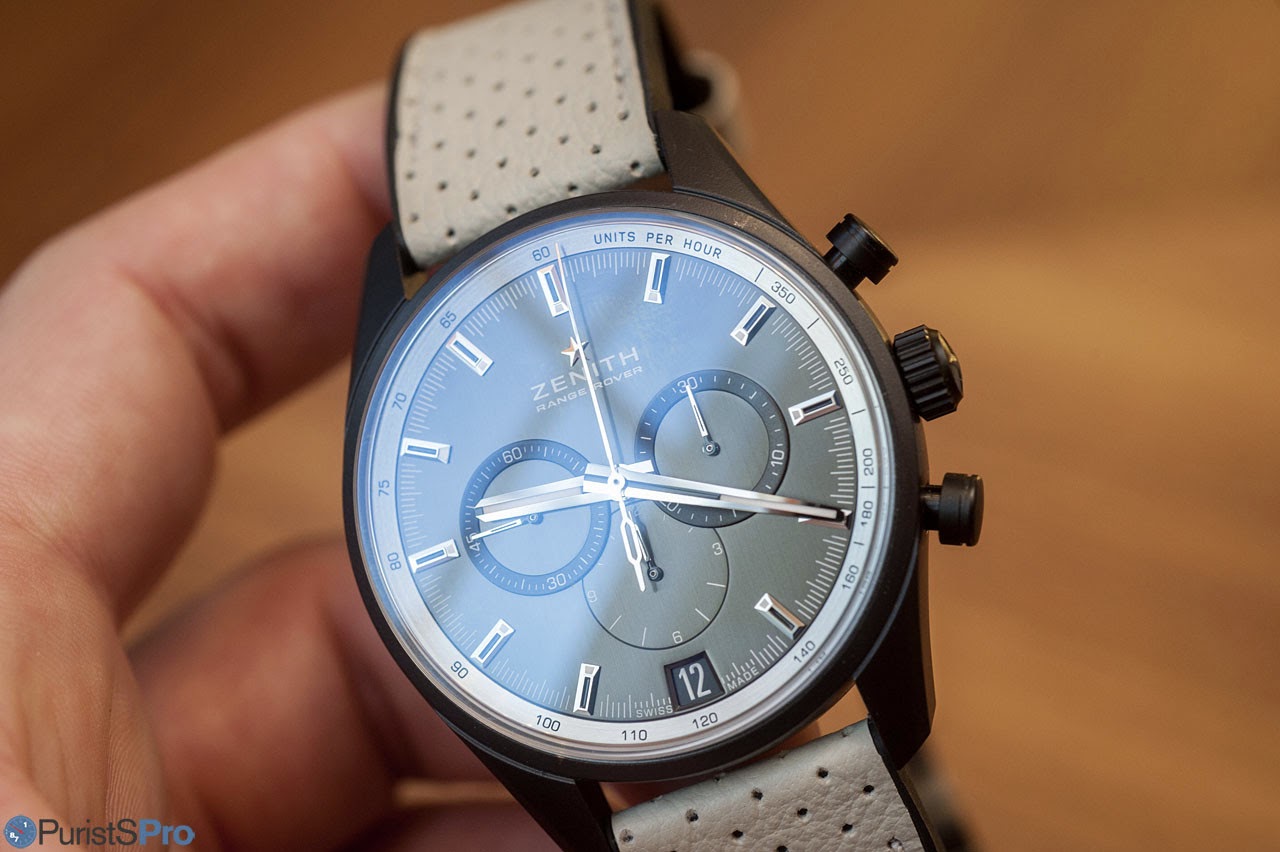 Note Less Watch Zenith - Zenith and Range Rover: 'less is more' - but the details are ...