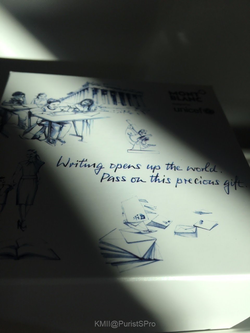 Montblanc for UNICEF collection makes writing a gift