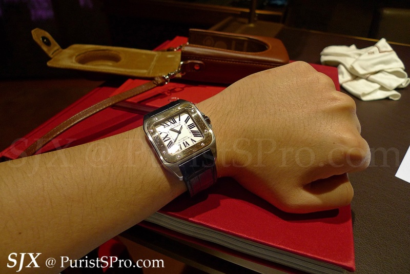 cartier santos 100 steel gold