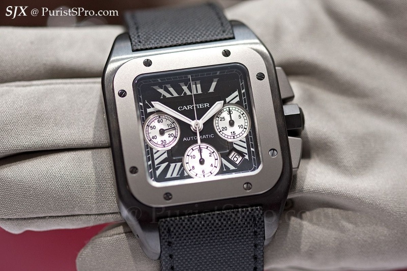 cartier santos 100 chrono