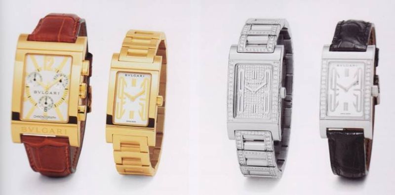 bvlgari rectangular watch