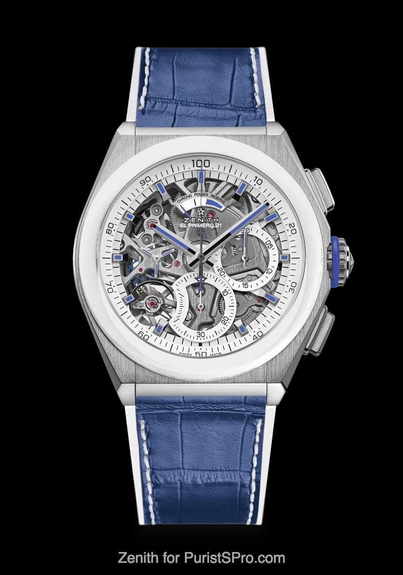 Zenith Defy El Primero 21 Blue Skeleton Watch