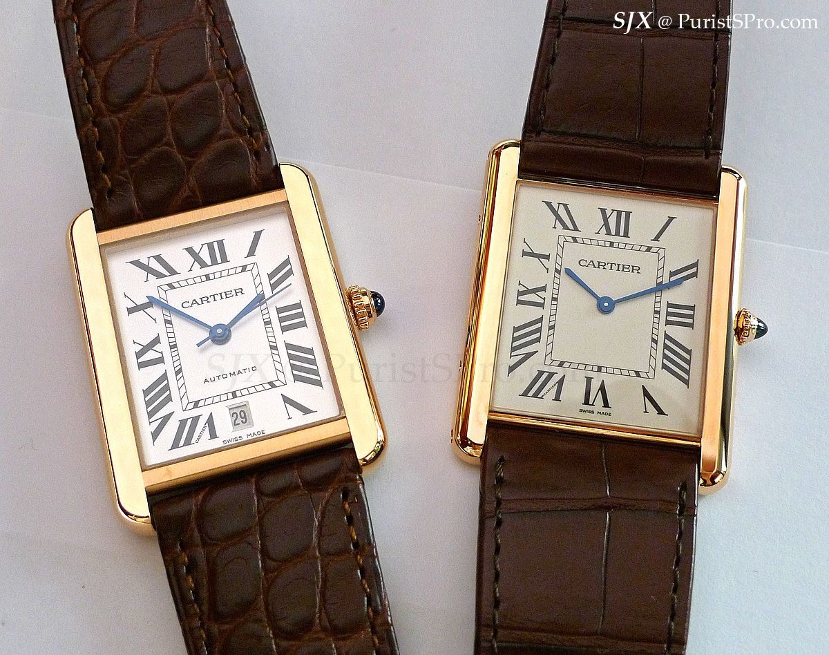 cartier tank watch mechanical