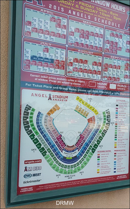 Angel Stadium Seating Map