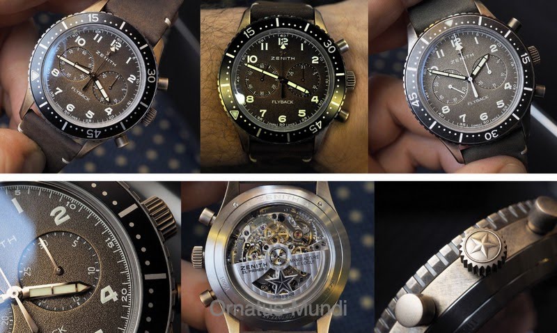 Zenith Pilot Cronometro CP-2 Flyback Aged Steel & Bronze
