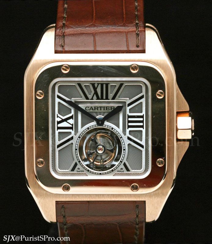 cartier santos 100 tourbillon