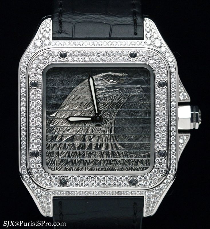 cartier santos triple 100