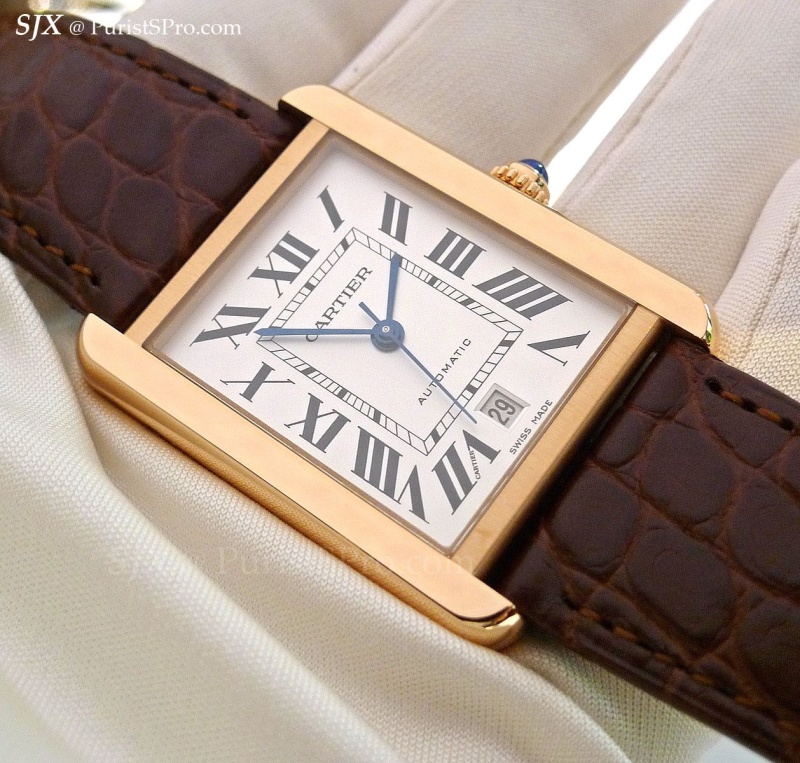 cartier tank solo xl yellow gold