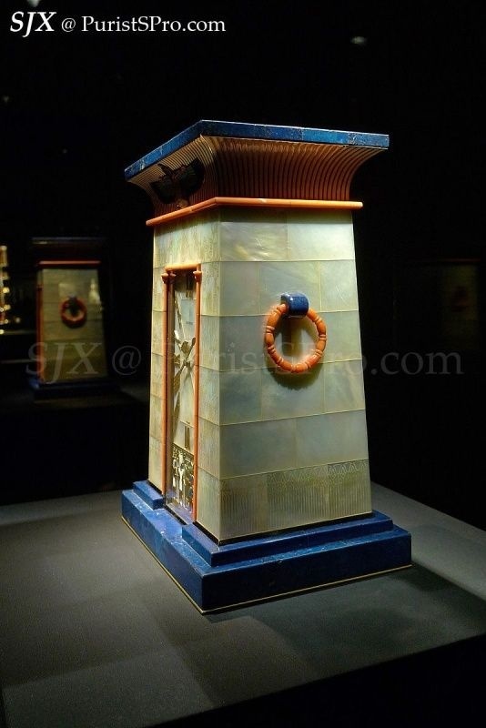 cartier egyptian clock