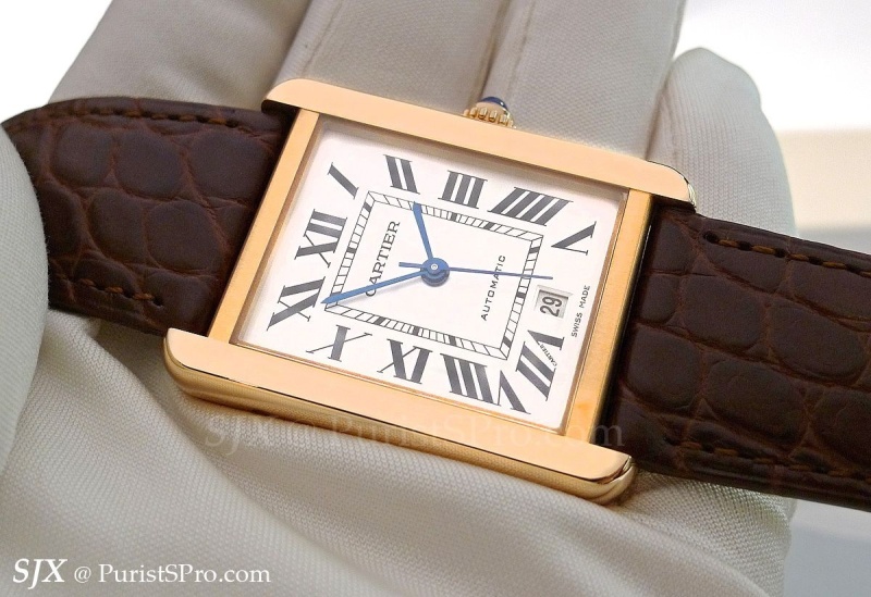 cartier tank xl gold