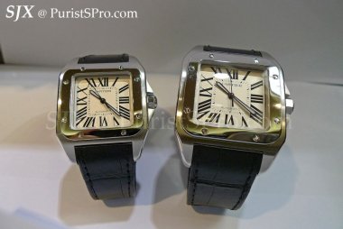 cartier santos 100 large vs xl