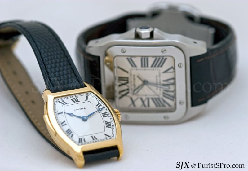 vintage cartier tortue watch