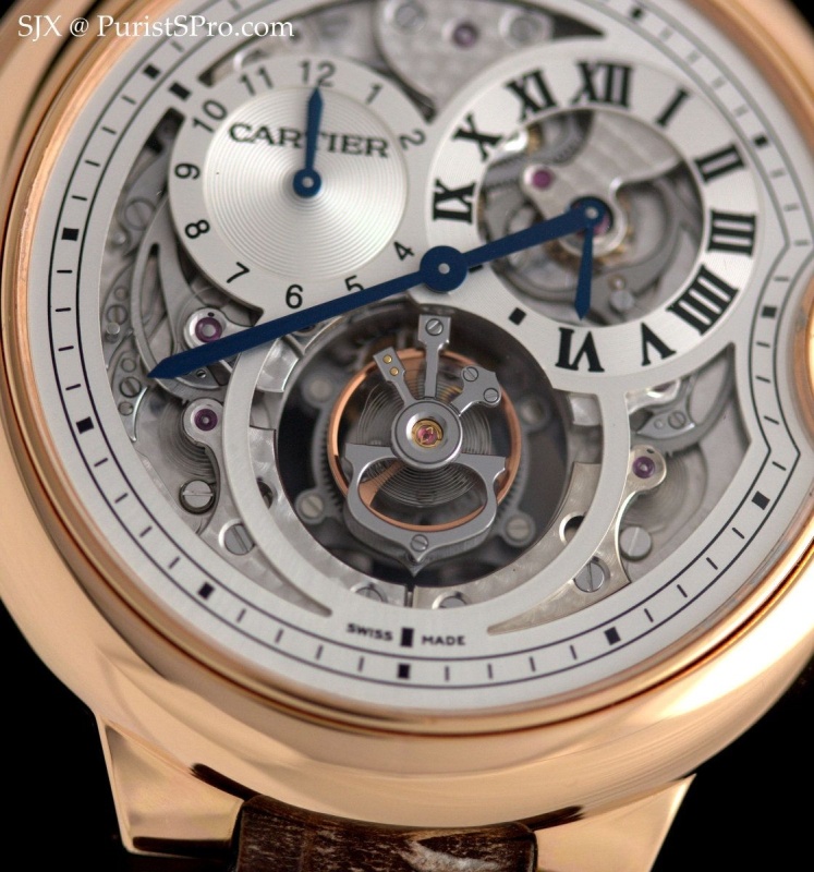 Cartier - SIHH 2013: Ballon Bleu tourbillon with double jumping 