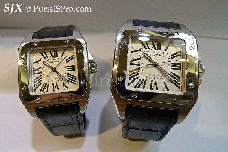 cartier santos size guide