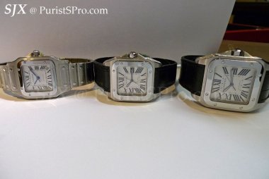 cartier santos 100 ladies size