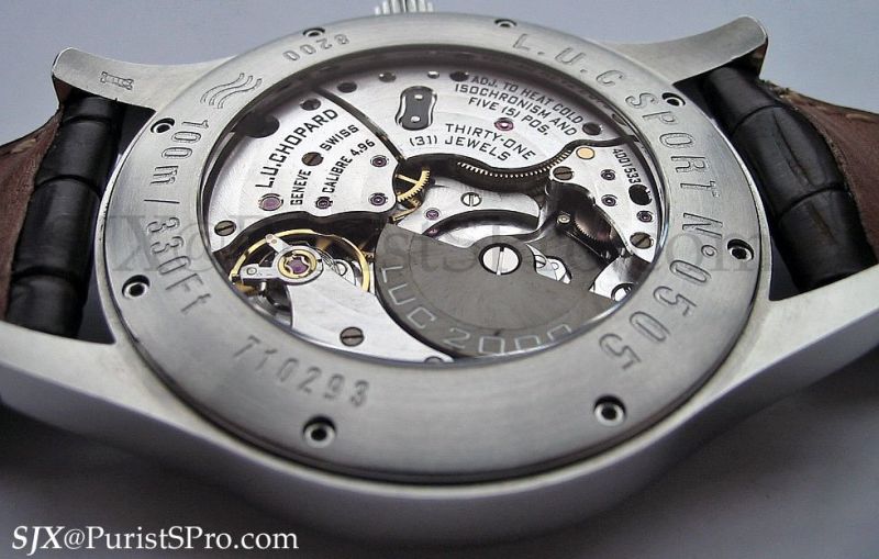 Chopard - How much hand finishing on non-Geneva Seal or non-QF Seal L.U.C  movements?