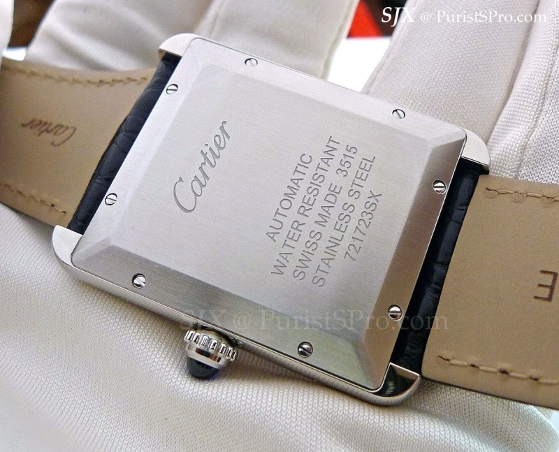 cartier tank watch back