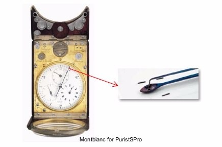 Inking chronograph developed by Nicolas Rieussec in 1825