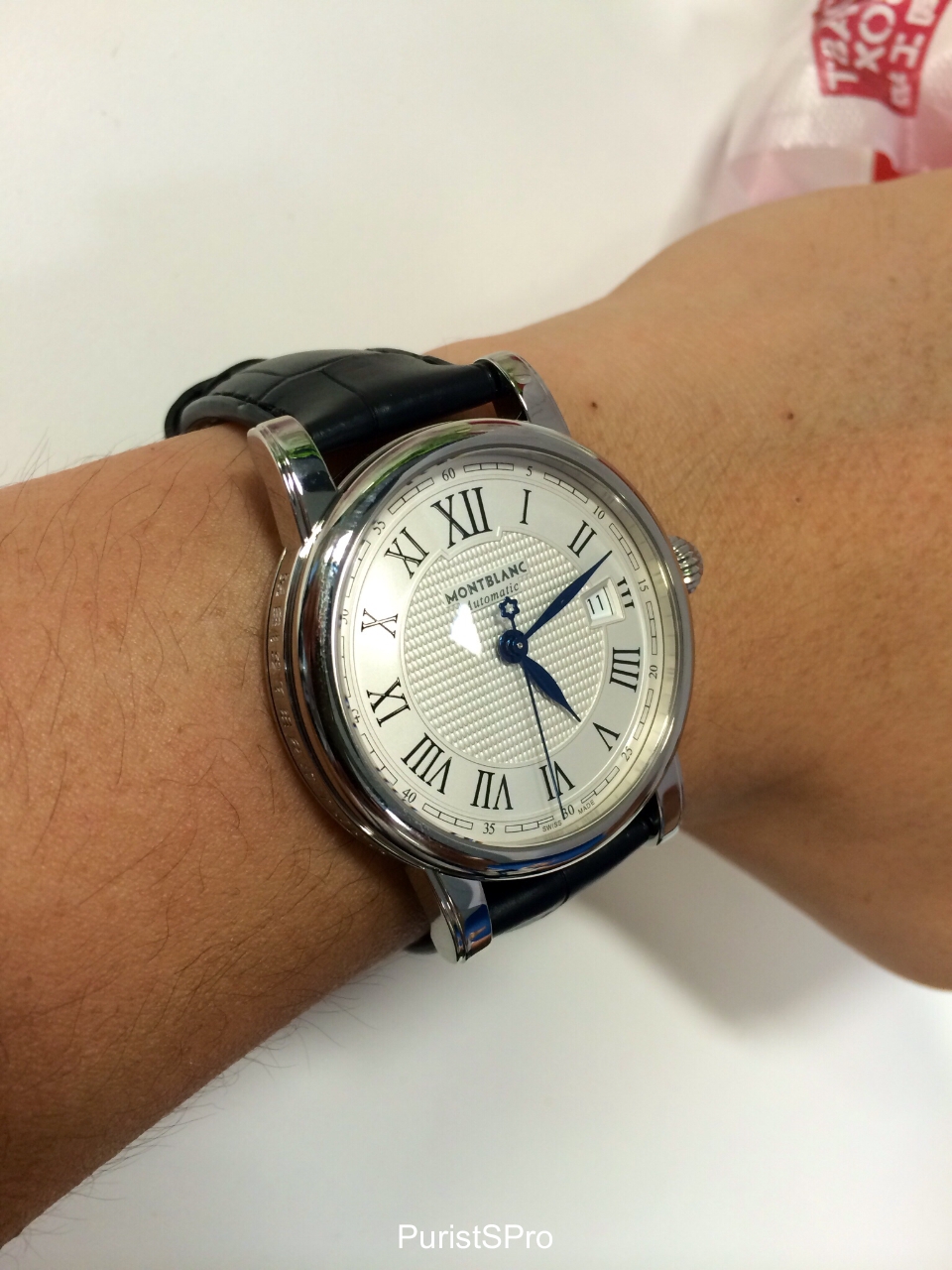 Montblanc Star Date Automatic spotted in the wild in the office!