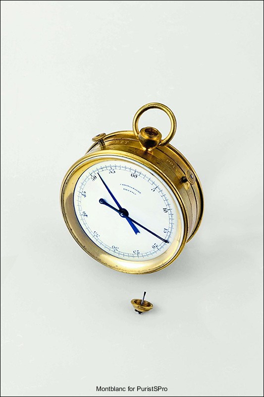 An example of his pocket chronograph since 1845