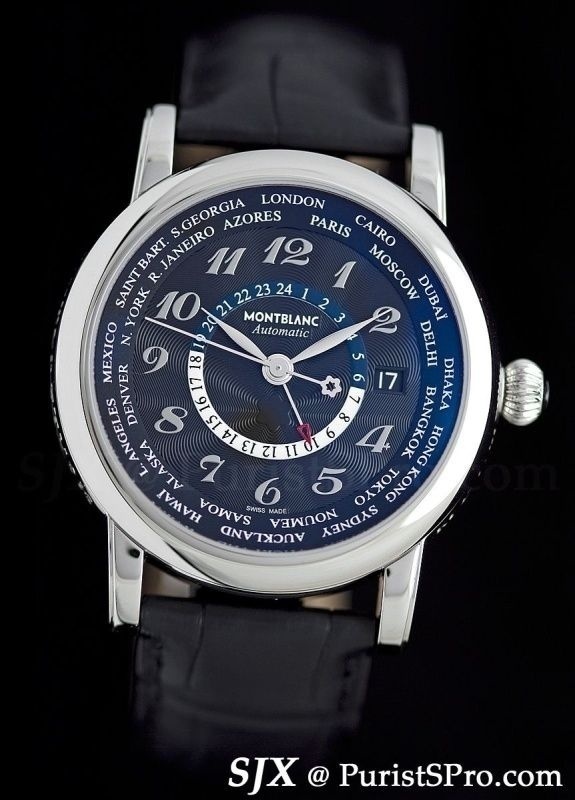 Sihh 2013 Montblanc Timewalker World Time Hemispheres 3978