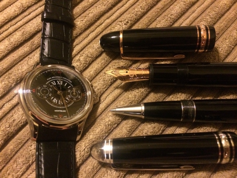 With my Montblanc Villeret!