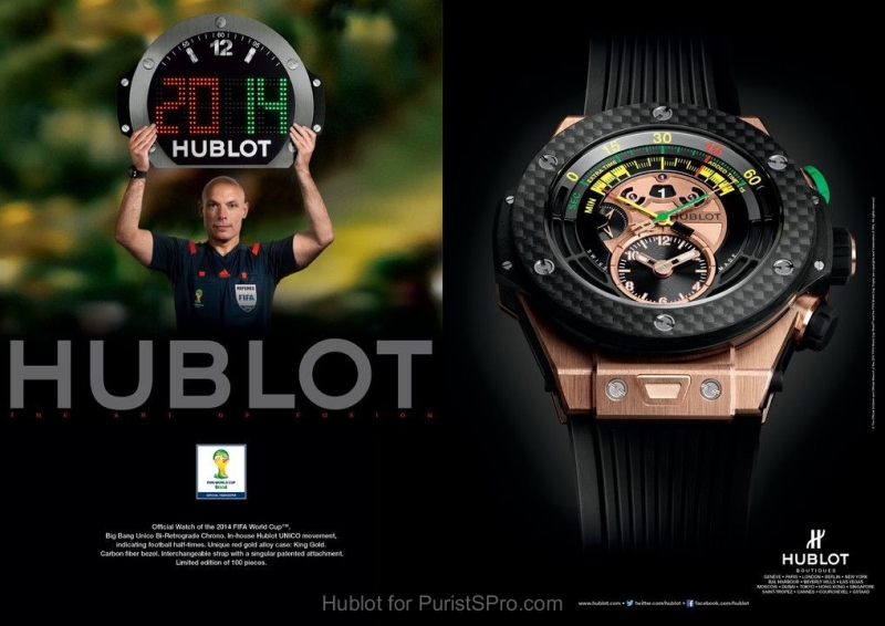 Hublot redesigns the referee board for the 2014 FIFA World Cup -  Luxurylaunches