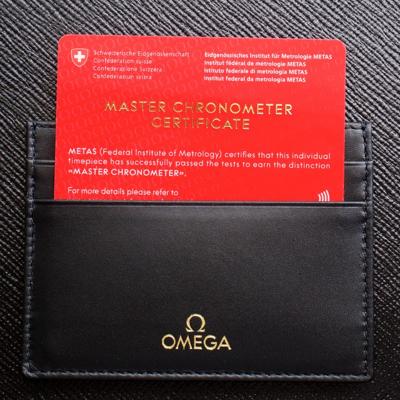 omega chronometer certificate